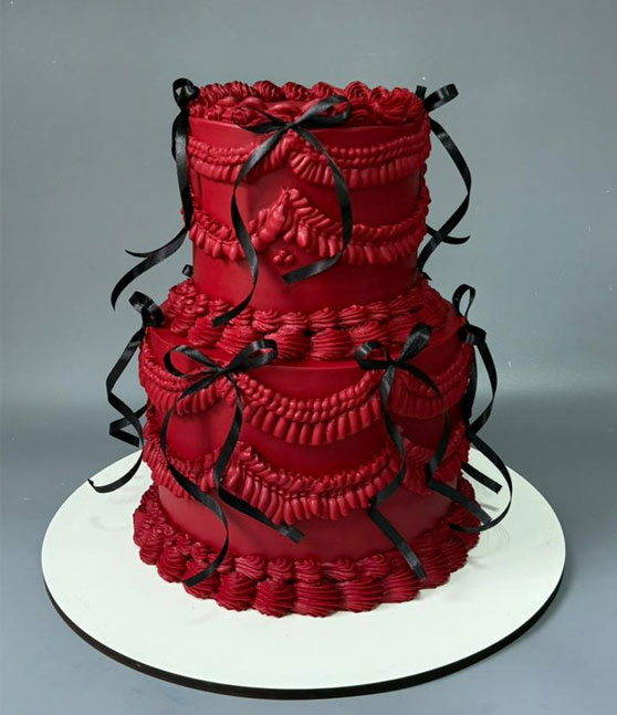 Торт «Роскошный красный»