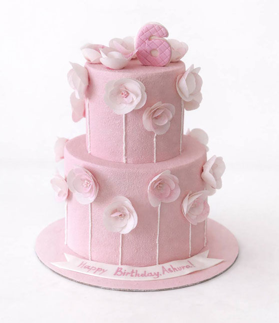 Торт на заказ «Розовый жемчуг»