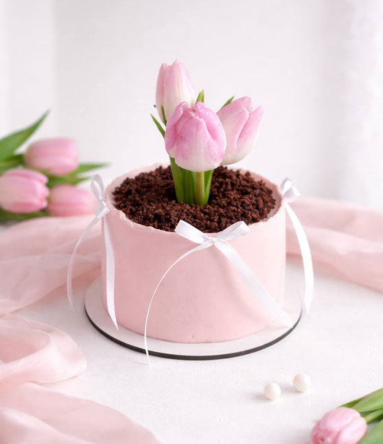 Торт к 8 марта